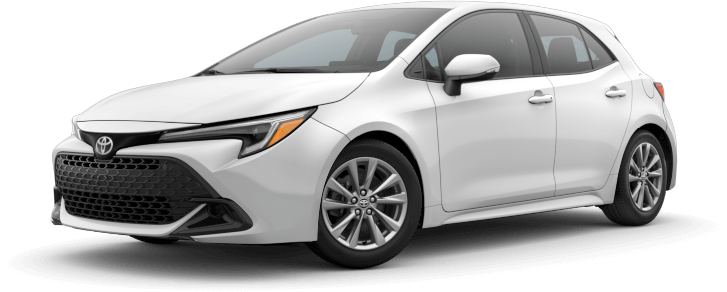 Toyota Corolla Hatchback in Ice Cap Toyota Corolla Hatchback in Ice Cap
