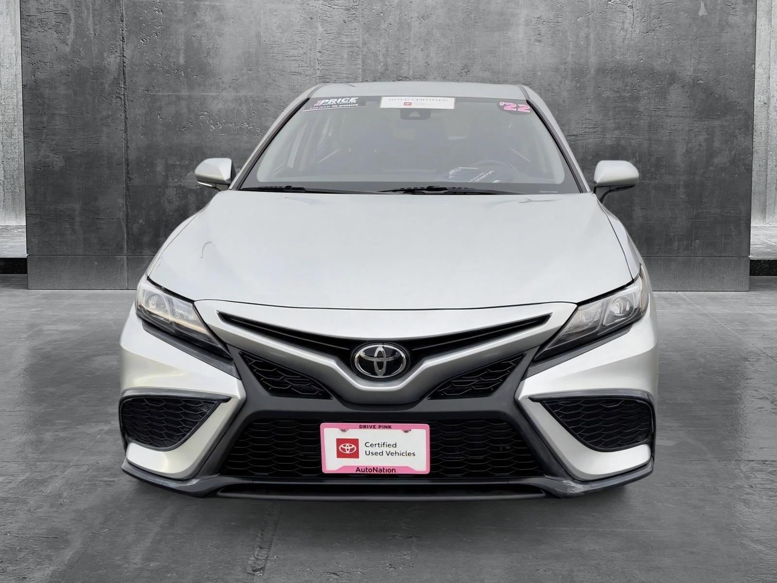Certified 2022 Toyota Camry SE with VIN 4T1G11AK7NU632846 for sale in Centennial, CO