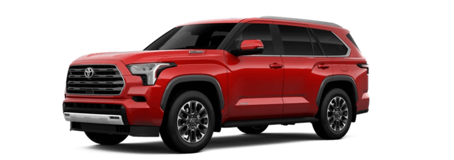Supersonic Red Toyota Sequoia