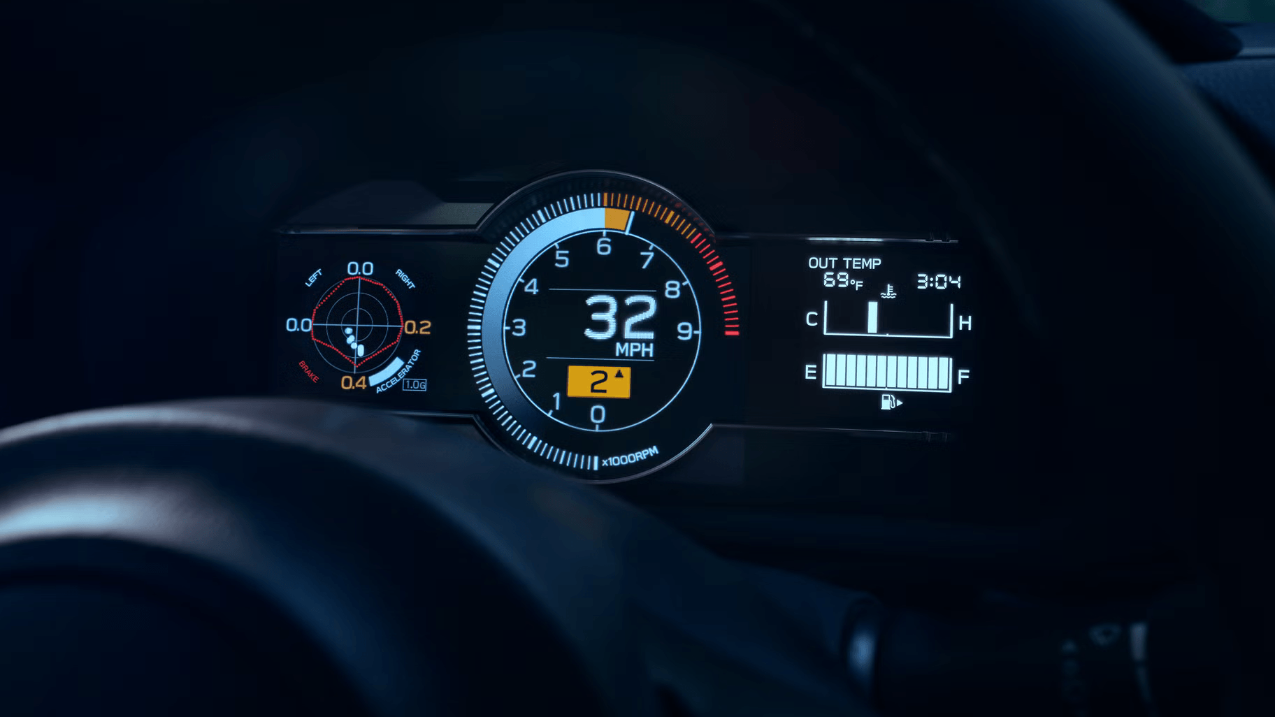 Interior of Toyota GR86