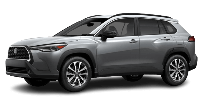 Learn about the 2025 Toyota Corolla Cross exterior color options 2025 Toyota Corolla Cross in Sonic Silver