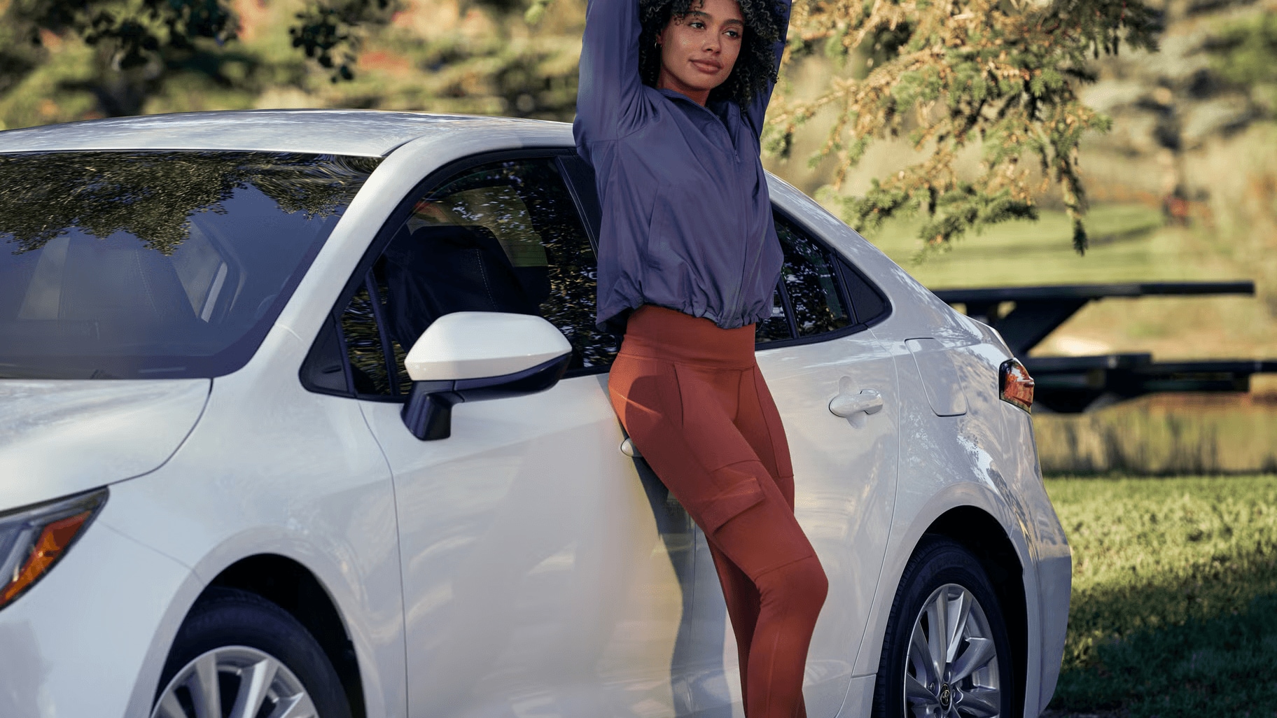 Toyota Corolla in Wind Chill Pearl