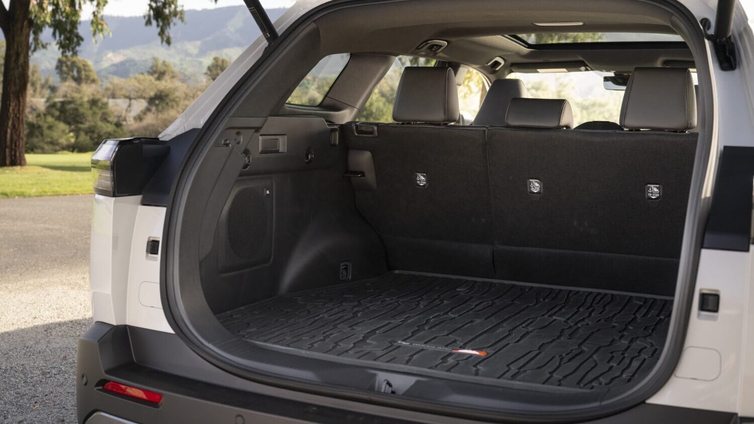 Interior of Toyota bZ Woodland