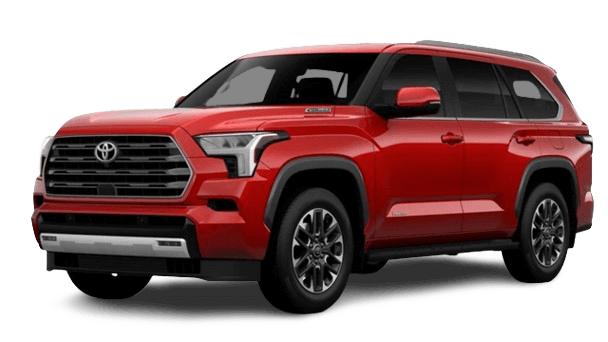 Learn about the color options of the Toyota Sequoia SUV Toyota Sequoia SUV in Supersonic Red