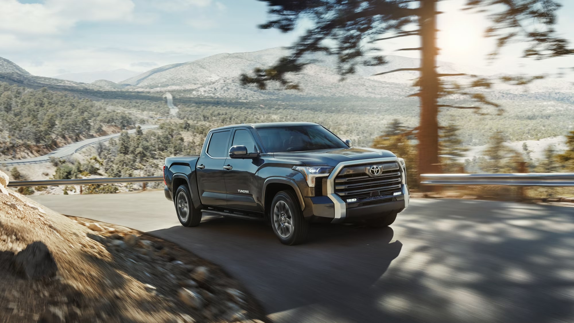 Toyota Tundra driving