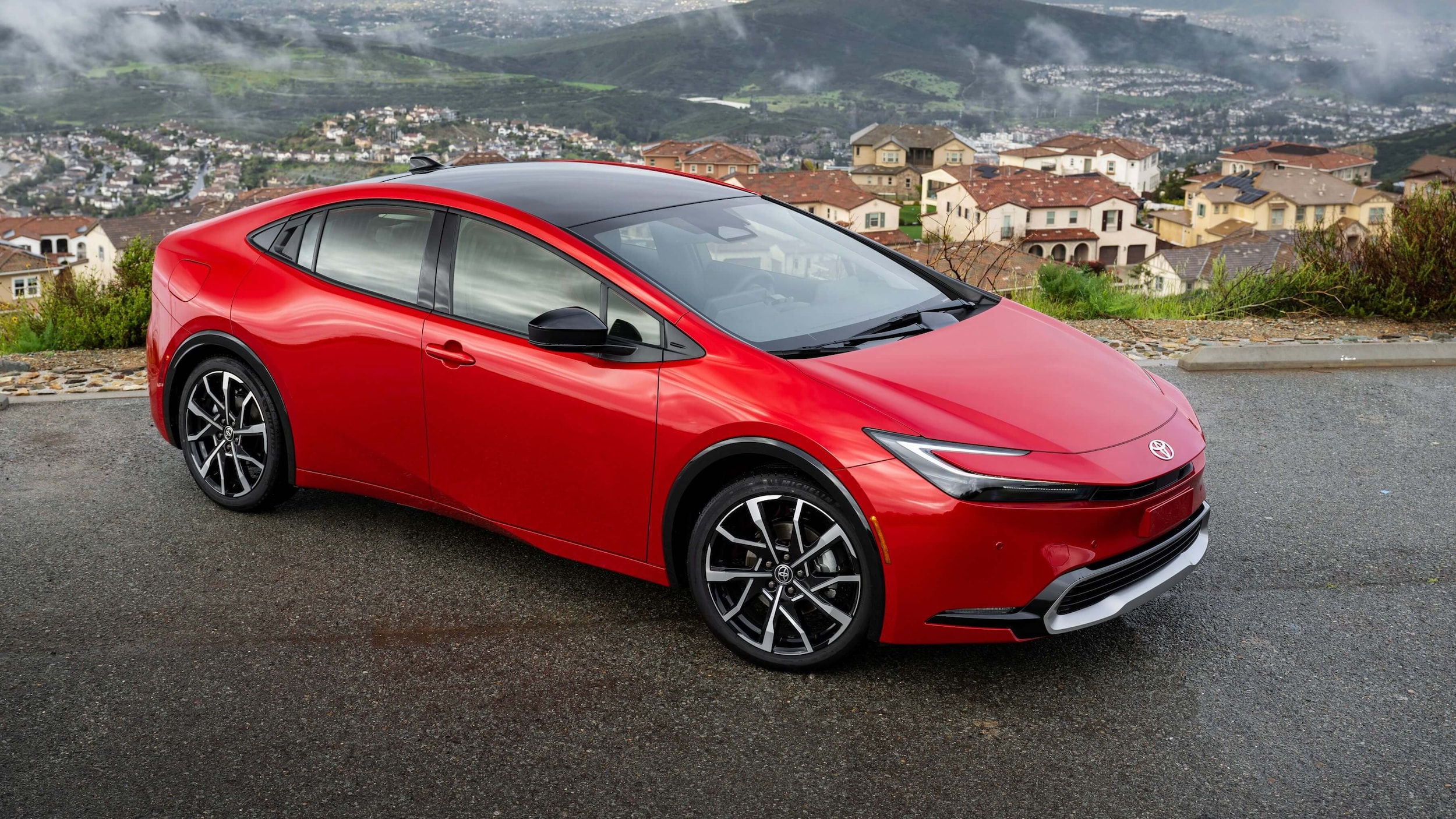 Toyota Prius Plug-In Hybrid in Supersonic Red