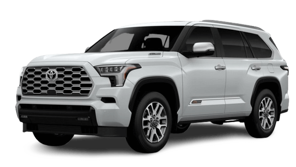 Learn about the color options of the Toyota Sequoia SUV Toyota Sequoia SUV in Wind Chill Pearl
