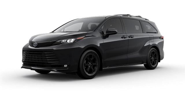 Toyota Sienna in Midnight Black Metallic Toyota Sienna in Midnight Black Metallic