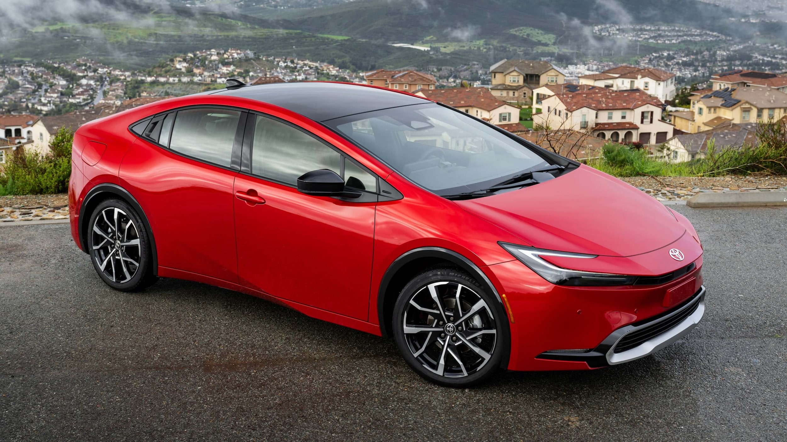 Toyota Prius Plug-In Hybrid in Supersonic Red