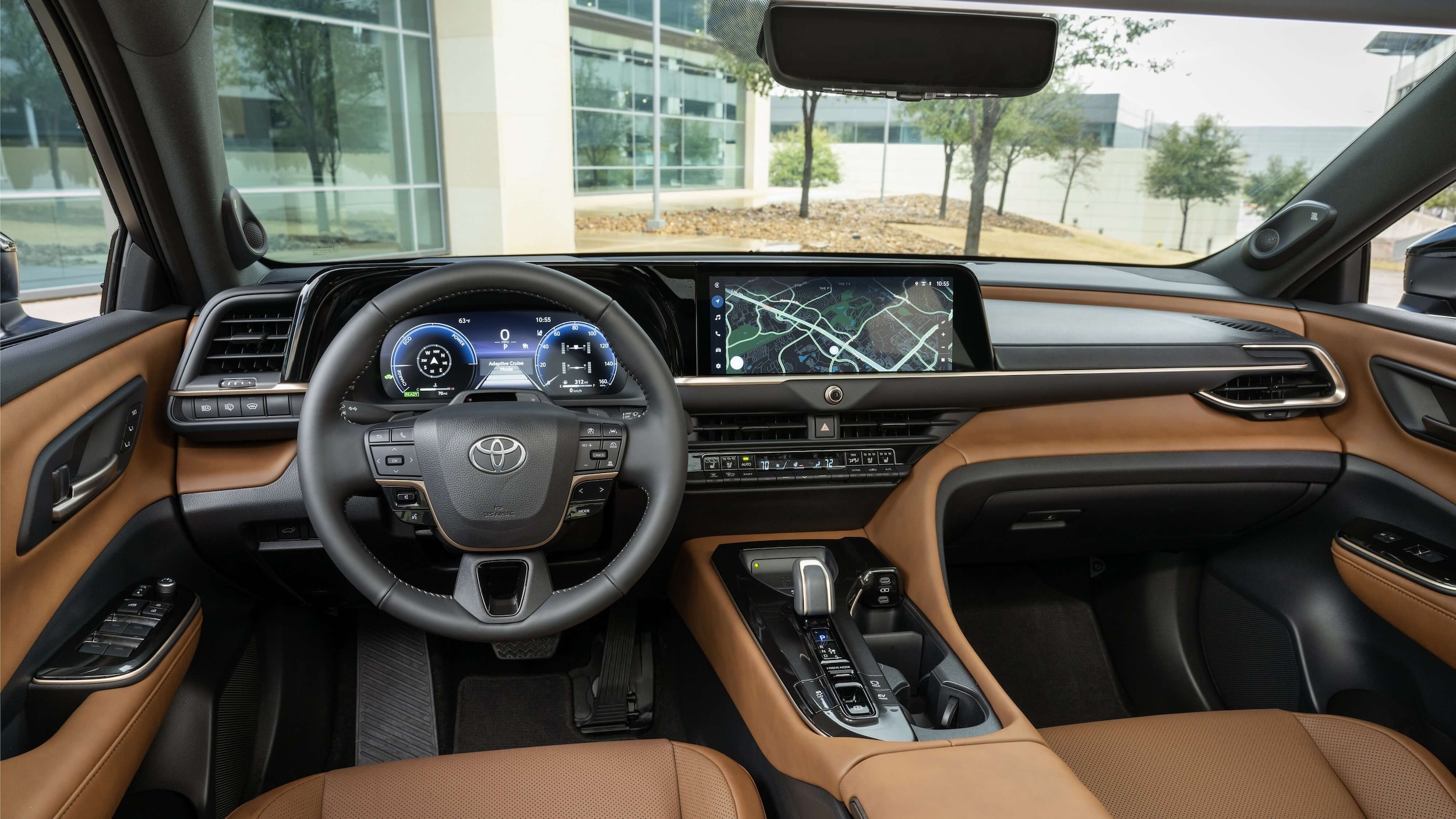 Interior shot of Toyota Crown Signia