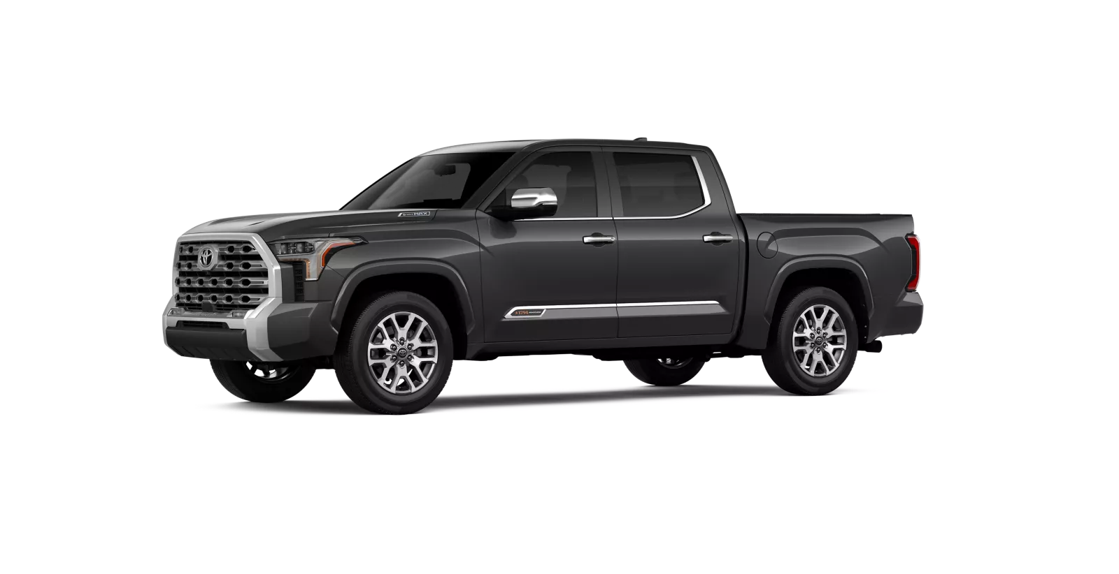 Learn about the key features of the 2025 Toyota Tundra 1794 Edition i-FORCE MAX Learn about the 2025 Toyota Tundra 1794 Edition i-FORCE MAX