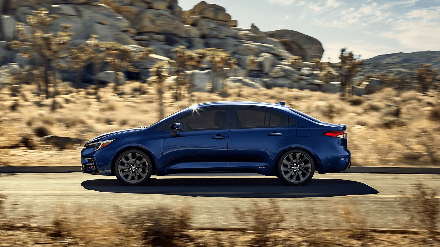 Toyota Corolla in Blueprint