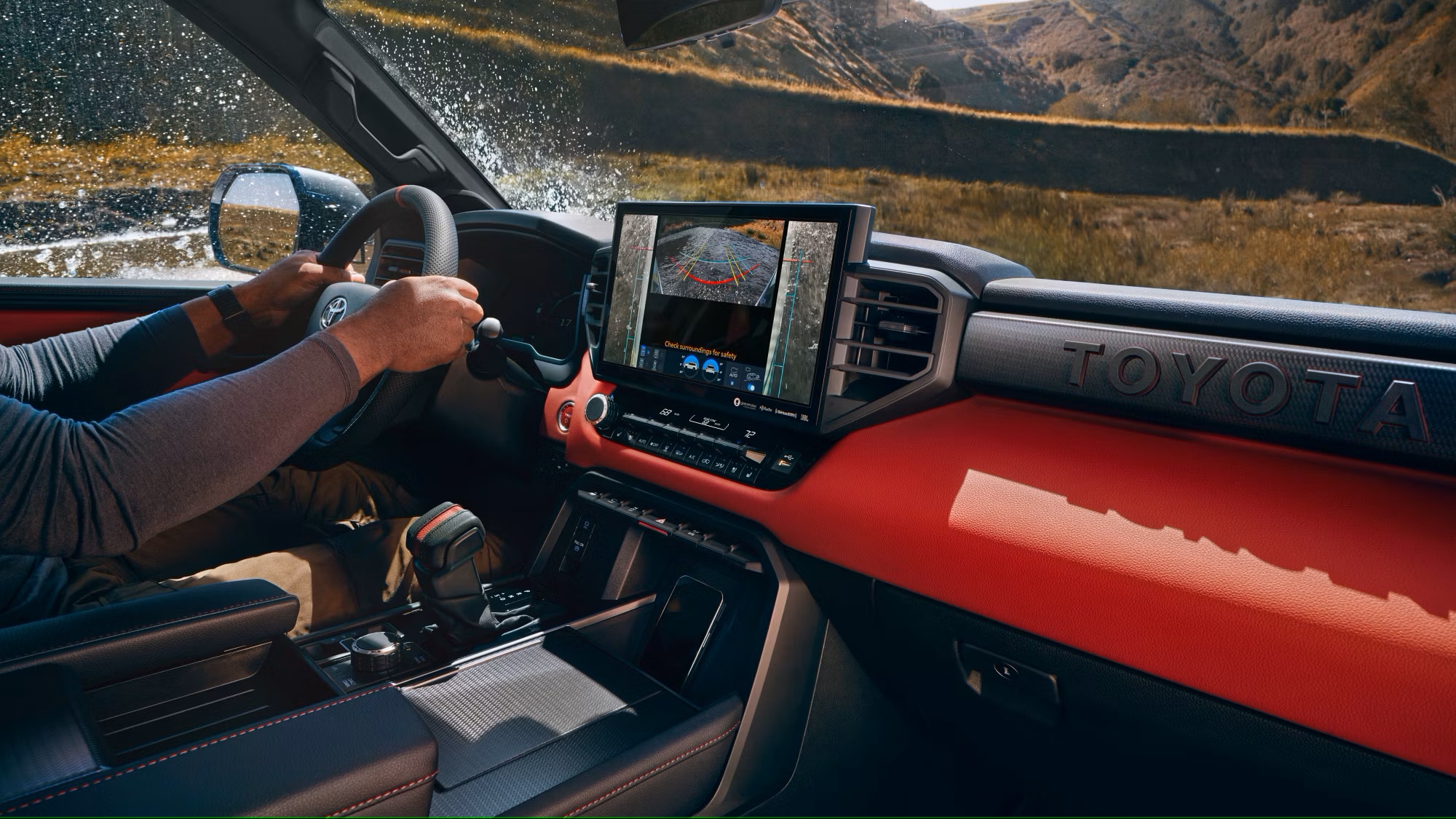 Interior shot of Ford F-250