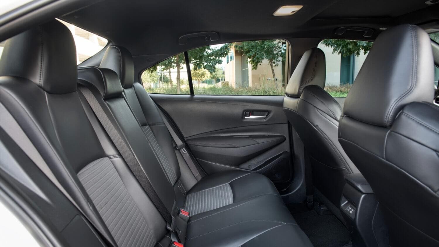 Interior%203.jpg The rear seats of the Toyota Corolla.