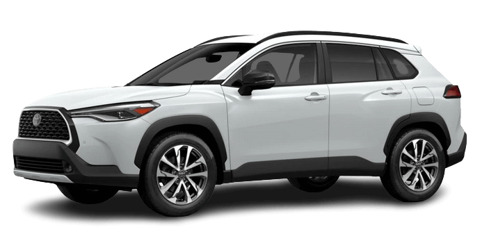 Learn about the 2025 Toyota Corolla Cross exterior color options 2025 Toyota Corolla Cross in Wind Chill Pearl