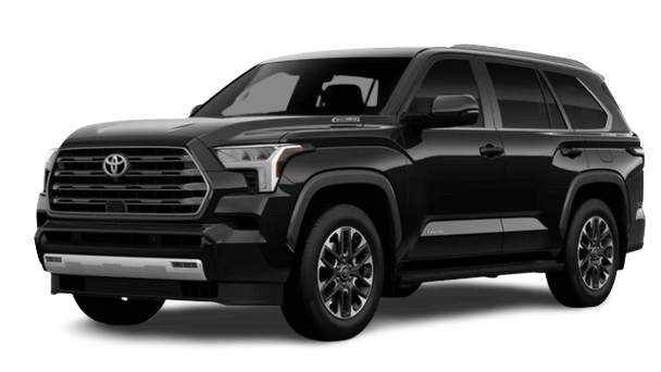 Learn about the color options of the Toyota Sequoia SUV Toyota Sequoia SUV in Midnight Black Metallic