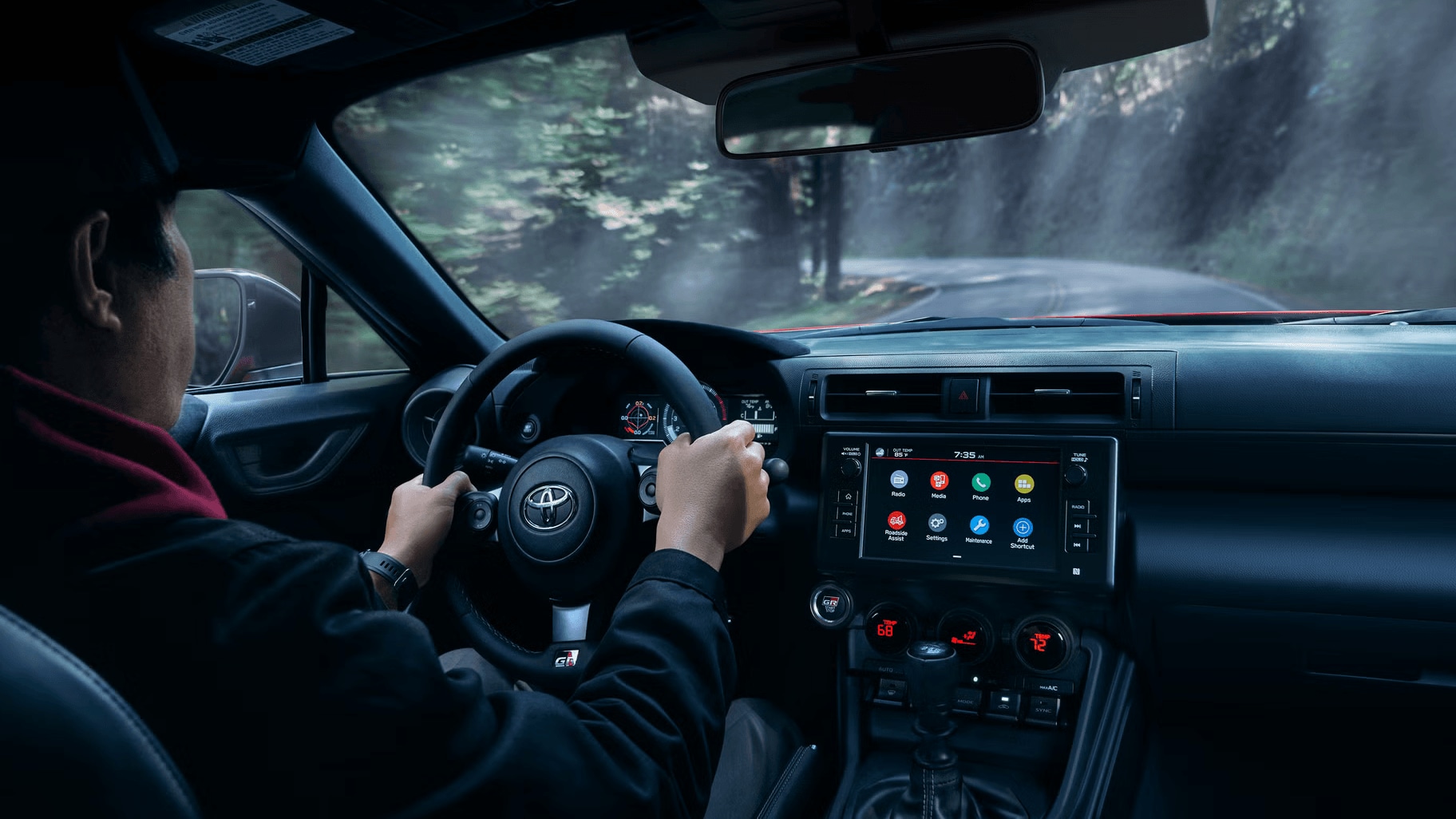 Interior of Toyota GR86