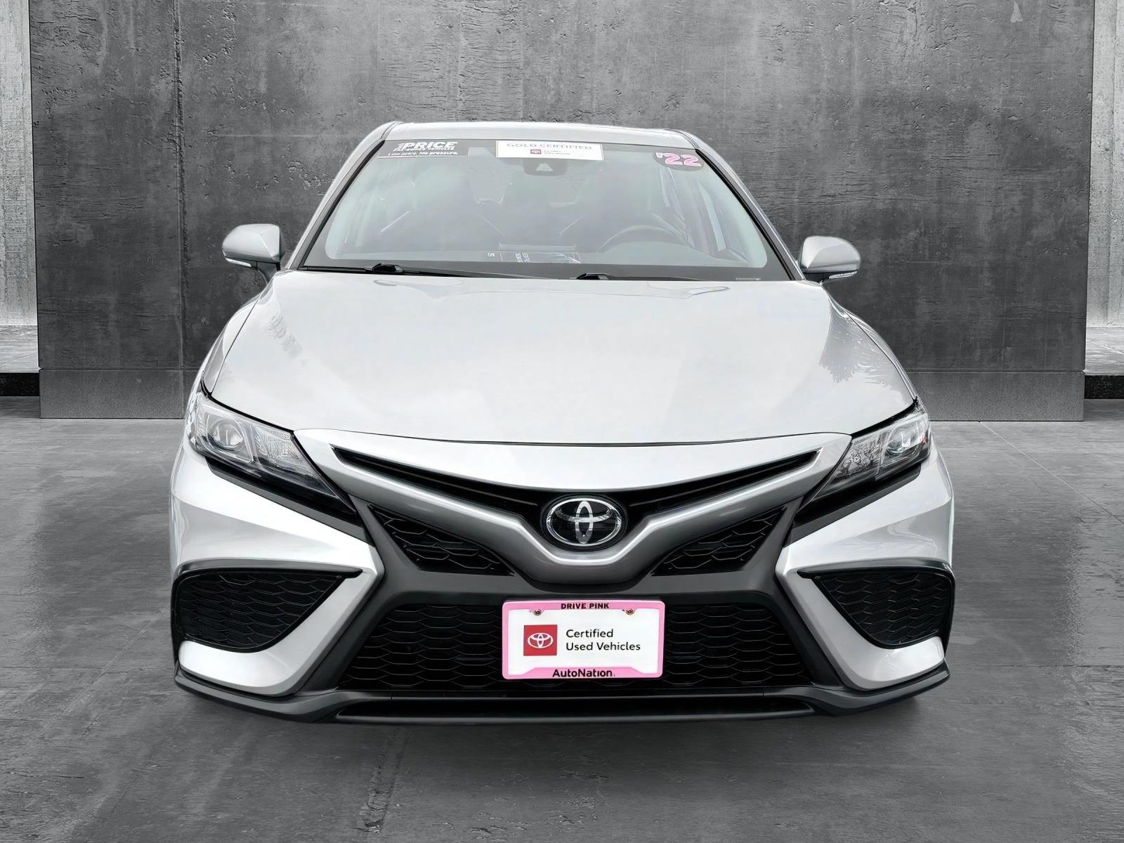 Certified 2022 Toyota Camry SE with VIN 4T1G11AK3NU623450 for sale in Centennial, CO