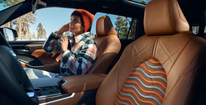 2021 Toyota Highlander heated and ventilated seats
