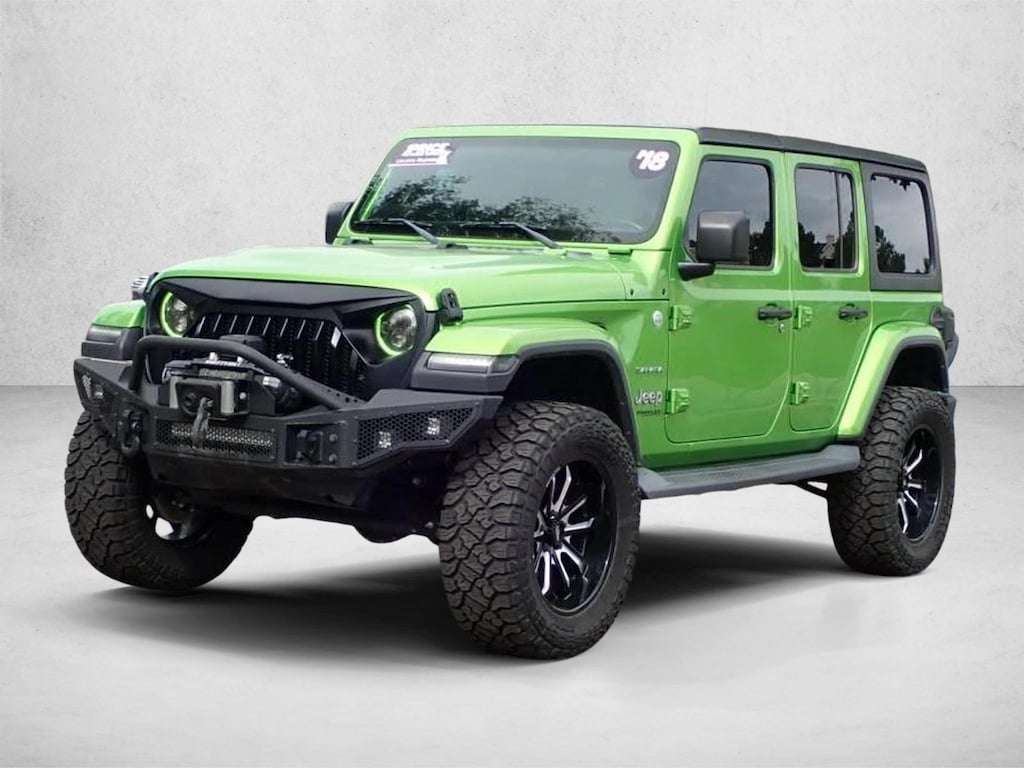 Used 2018 Jeep Wrangler Unlimited Sahara 4x4 SUV