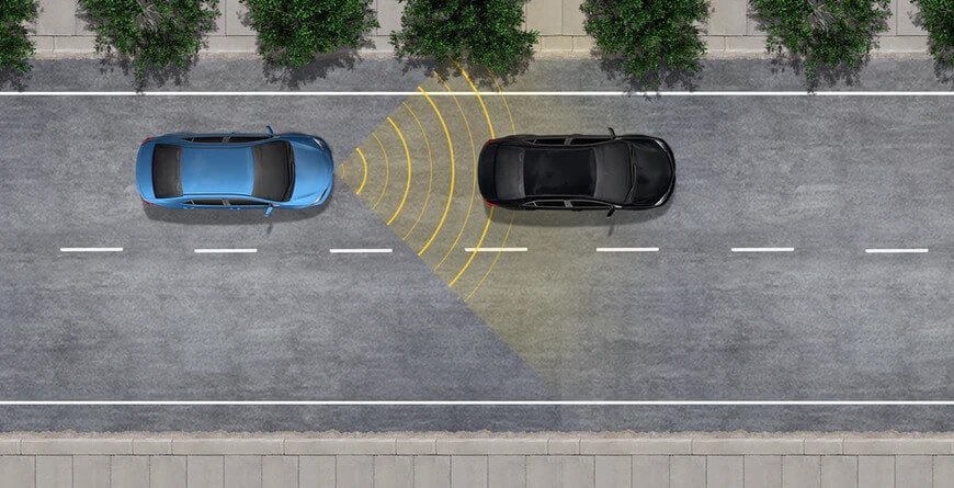Toyota Safety Sense™ 2.0 Dynamic Radar Cruise Control graphic
