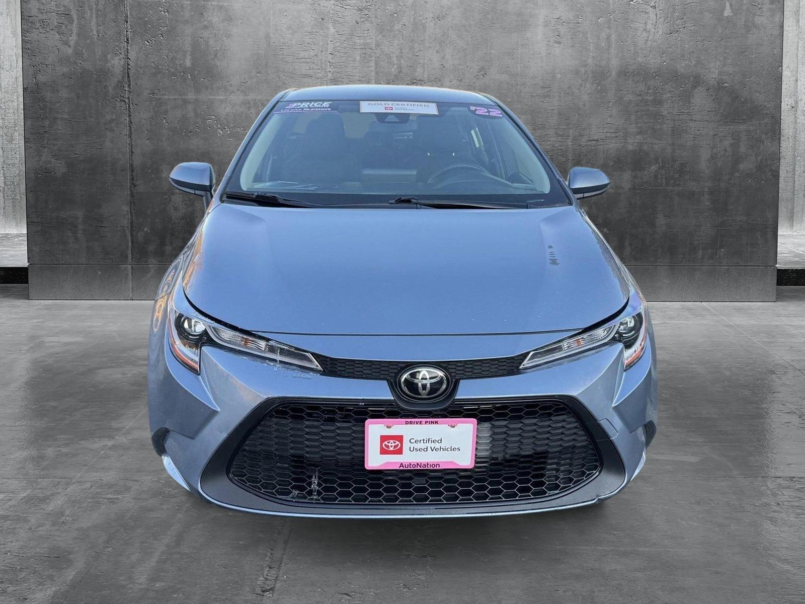 Certified 2022 Toyota Corolla LE with VIN JTDEPMAE5NJ220397 for sale in Centennial, CO