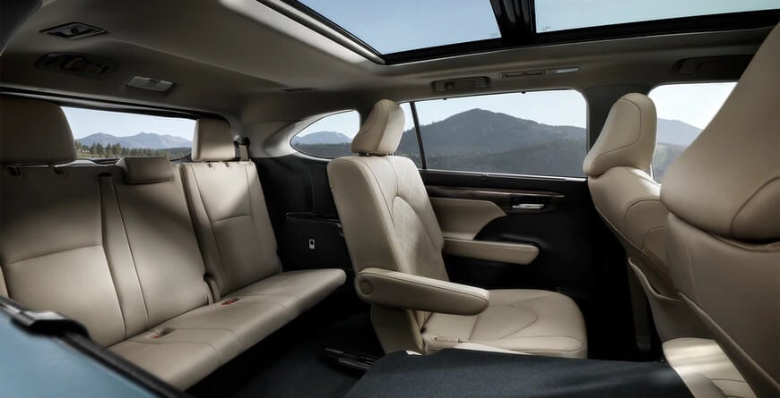2021 Toyota Highlander third-row seating