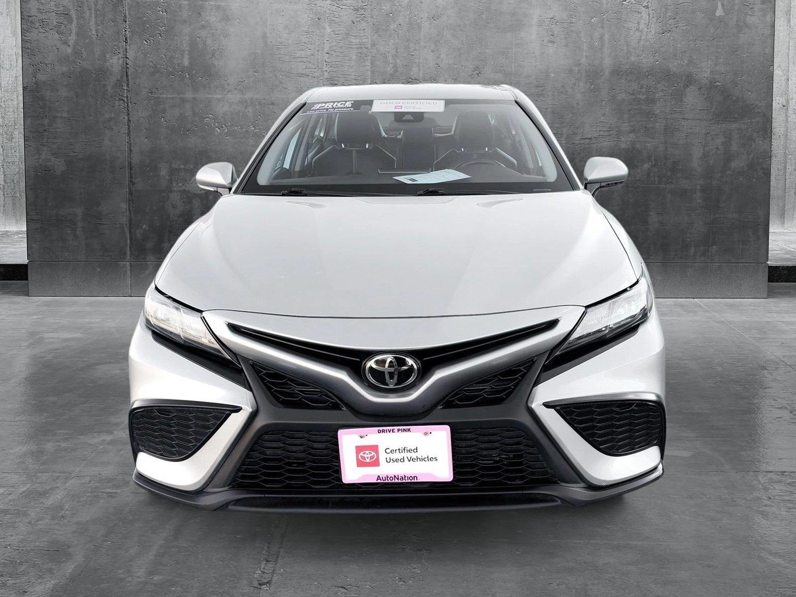 Certified 2022 Toyota Camry SE with VIN 4T1G11AK4NU656215 for sale in Centennial, CO