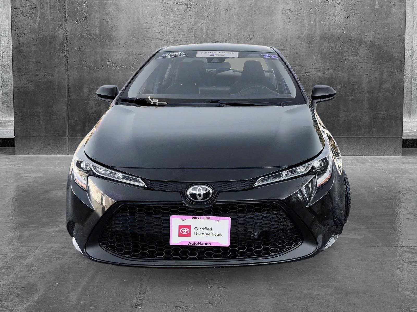 Certified 2022 Toyota Corolla LE with VIN 5YFEPMAE7NP286591 for sale in Centennial, CO