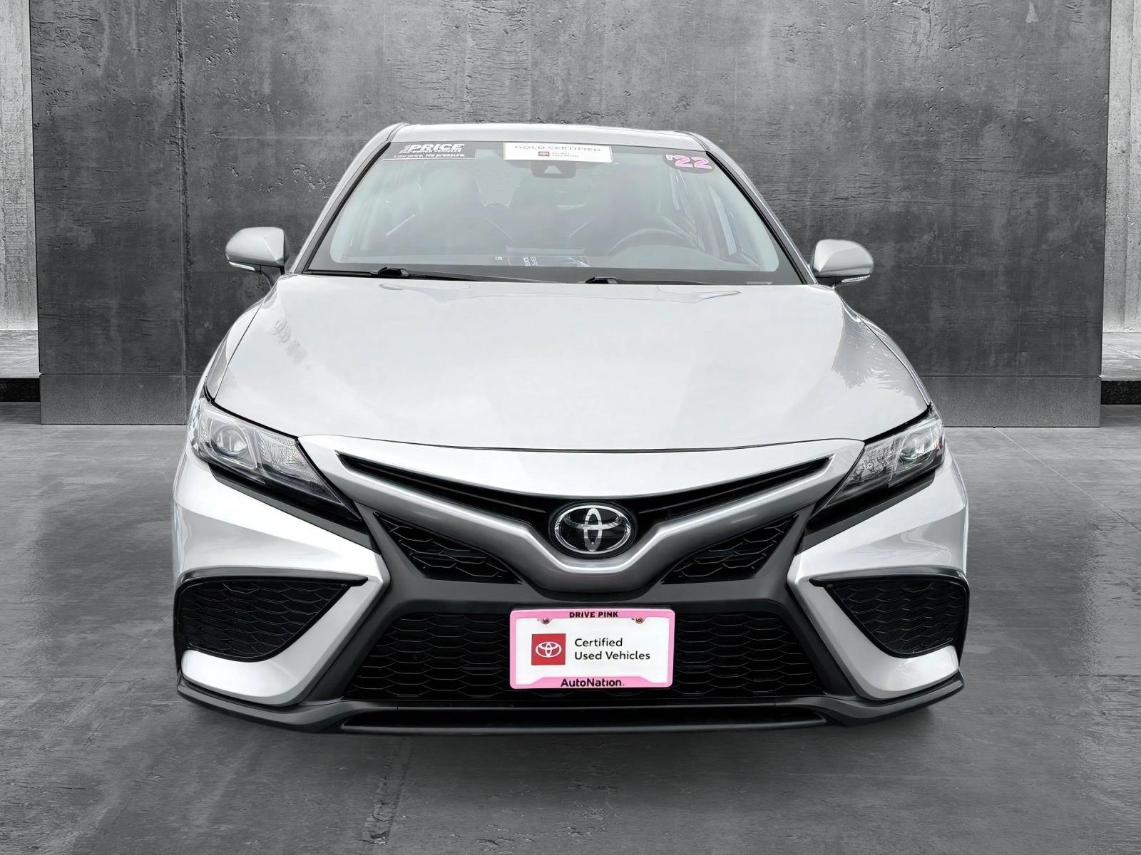 Certified 2022 Toyota Camry SE with VIN 4T1G11AK2NU673787 for sale in Centennial, CO
