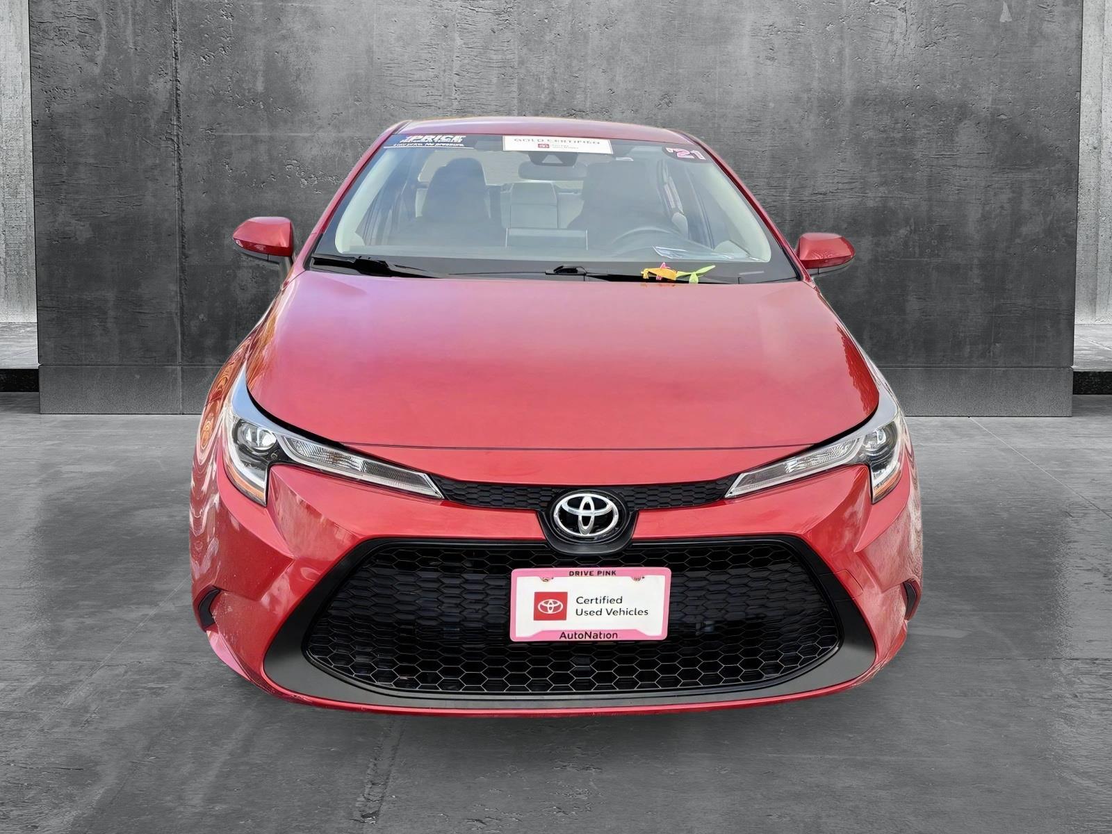 Certified 2021 Toyota Corolla LE with VIN JTDEPMAE5MJ137602 for sale in Centennial, CO