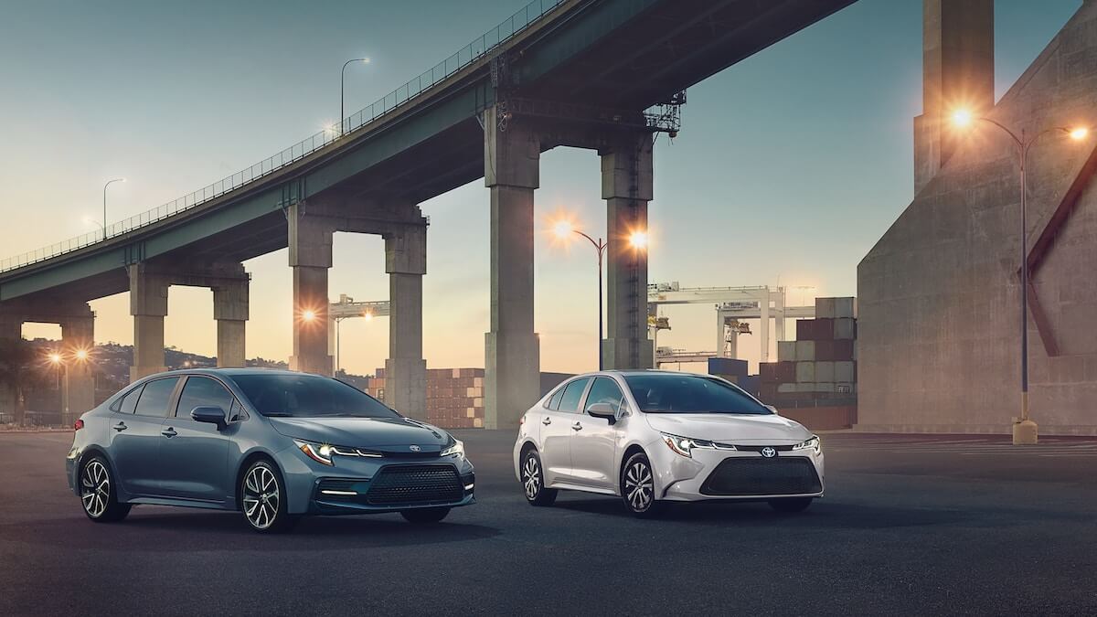 2021 Toyota Corolla XSE and Corolla Hybrid LE