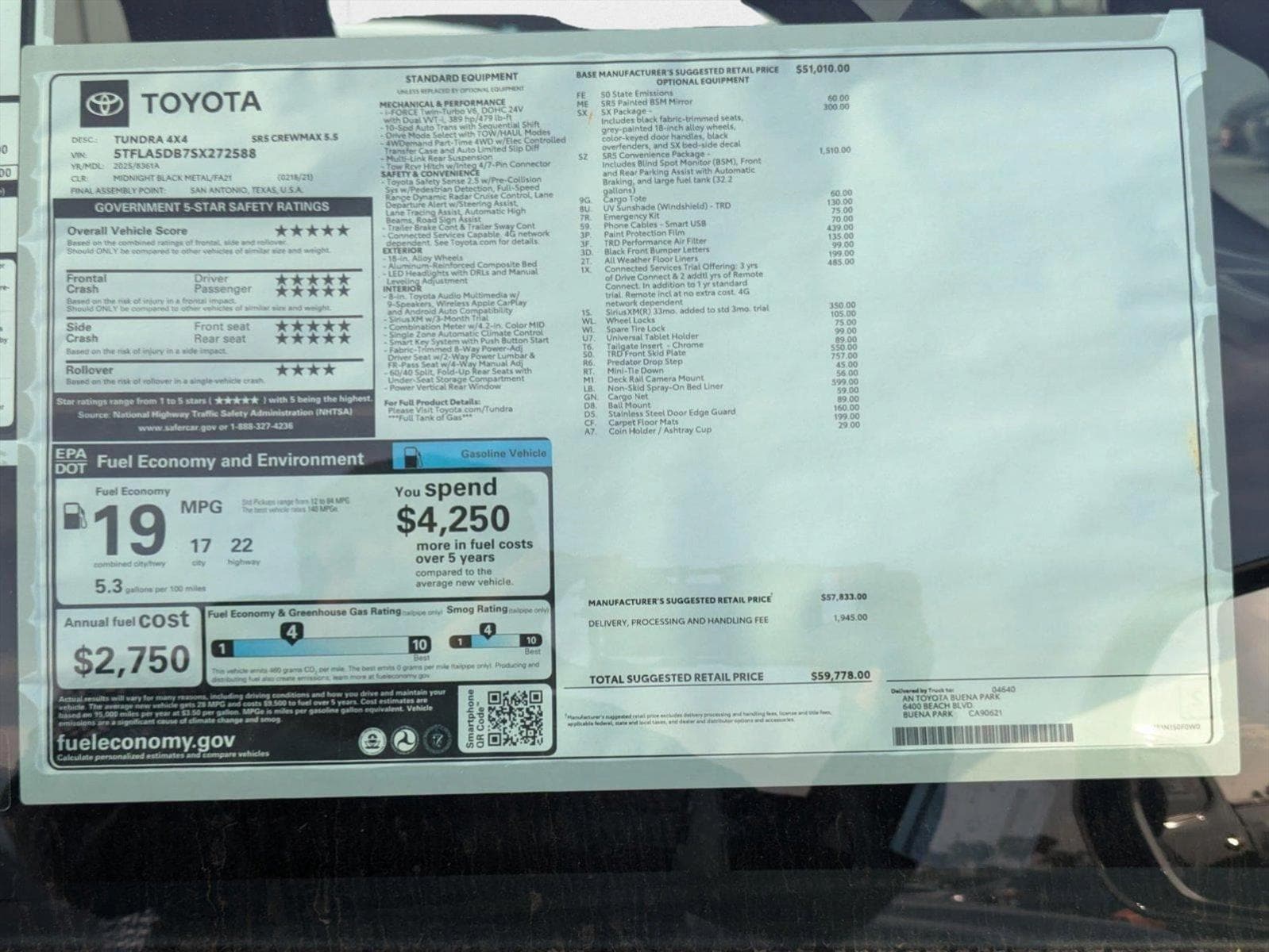 2025 Toyota Tundra SR5 - Photo 18