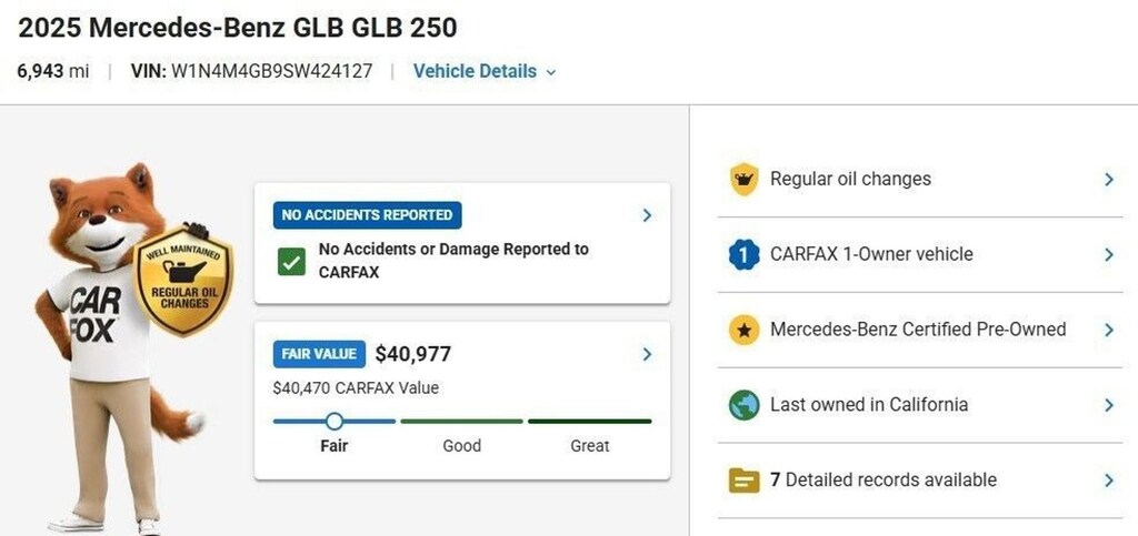 Used 2025 Mercedes-Benz GLB 250 SUV