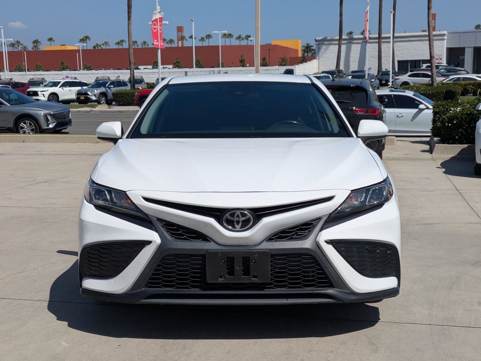 Used 2021 Toyota Camry SE with VIN 4T1G11AK5MU448407 for sale in Cerritos, CA