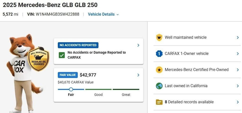 Used 2025 Mercedes-Benz GLB 250 SUV
