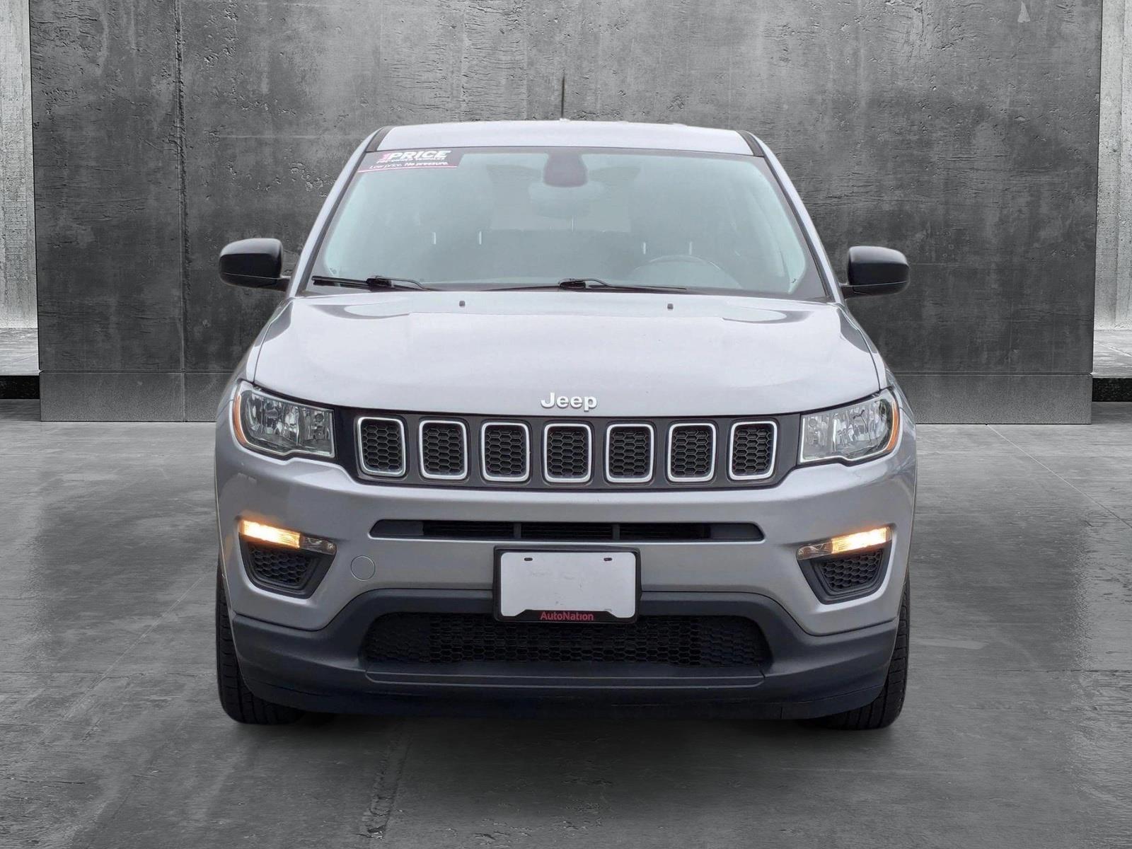 Used 2021 Jeep Compass Sport with VIN 3C4NJCAB7MT545786 for sale in Cerritos, CA