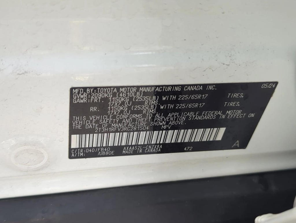 Certified 2024 Toyota RAV4 LE SUV