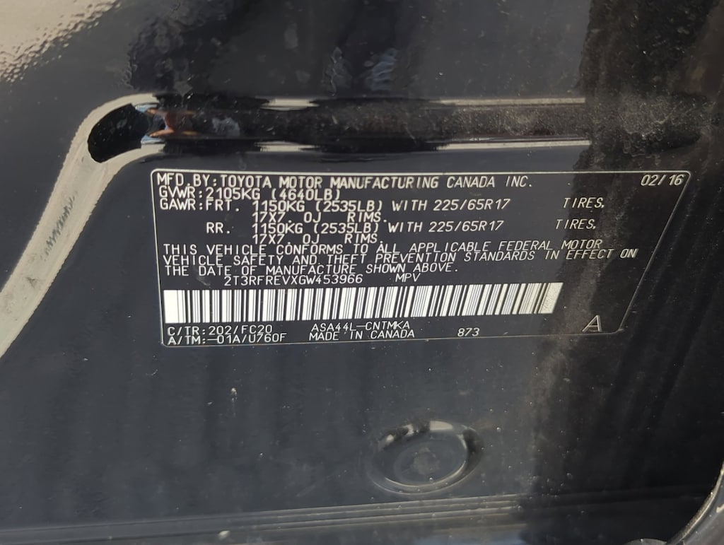 Used 2016 Toyota RAV4 XLE SUV