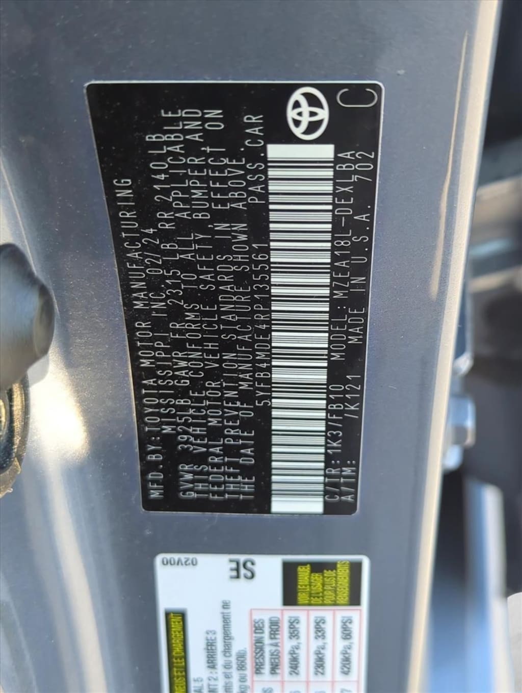Used 2024 Toyota Corolla LE Sedan