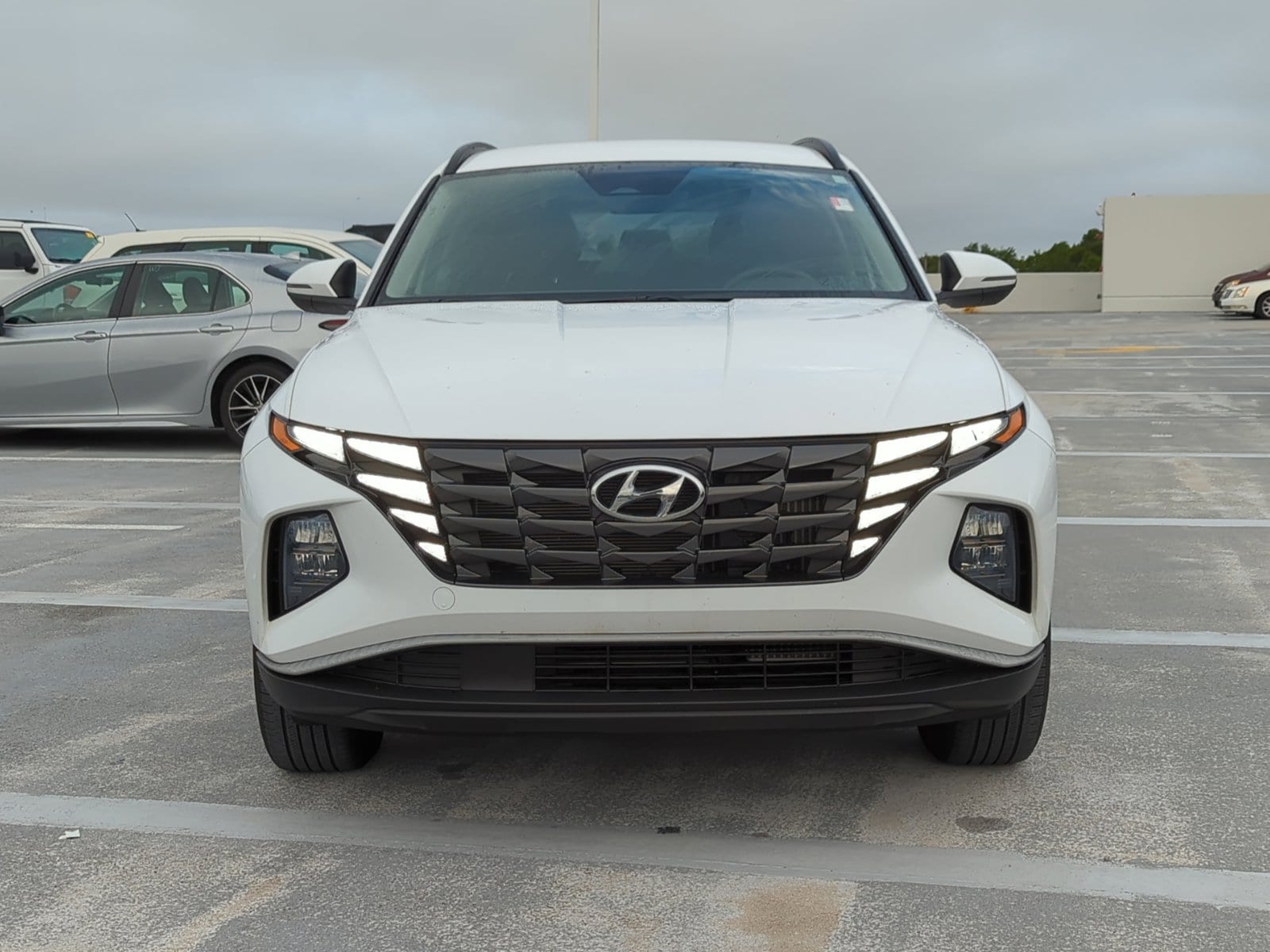 Used 2022 Hyundai Tucson Blue with VIN KM8JBCA13NU084270 for sale in Fort Myers, FL