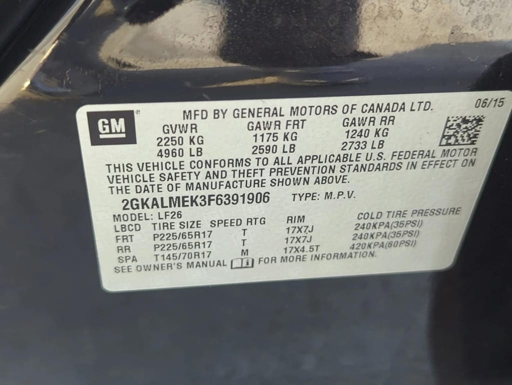 Used 2015 GMC Terrain SLE-1 SUV