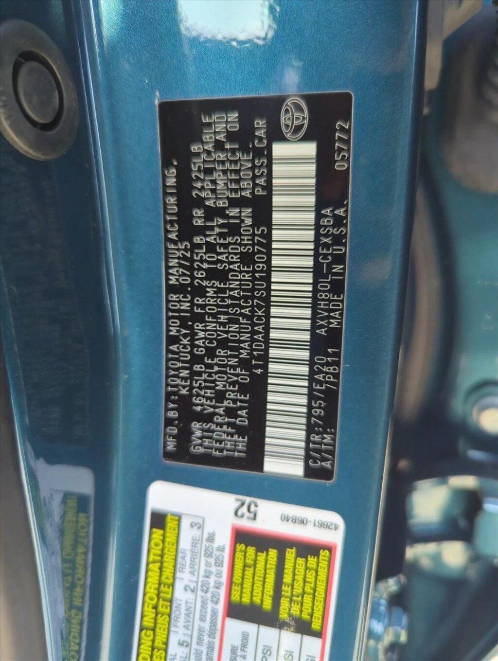 Used 2025 Toyota Camry SE Sedan