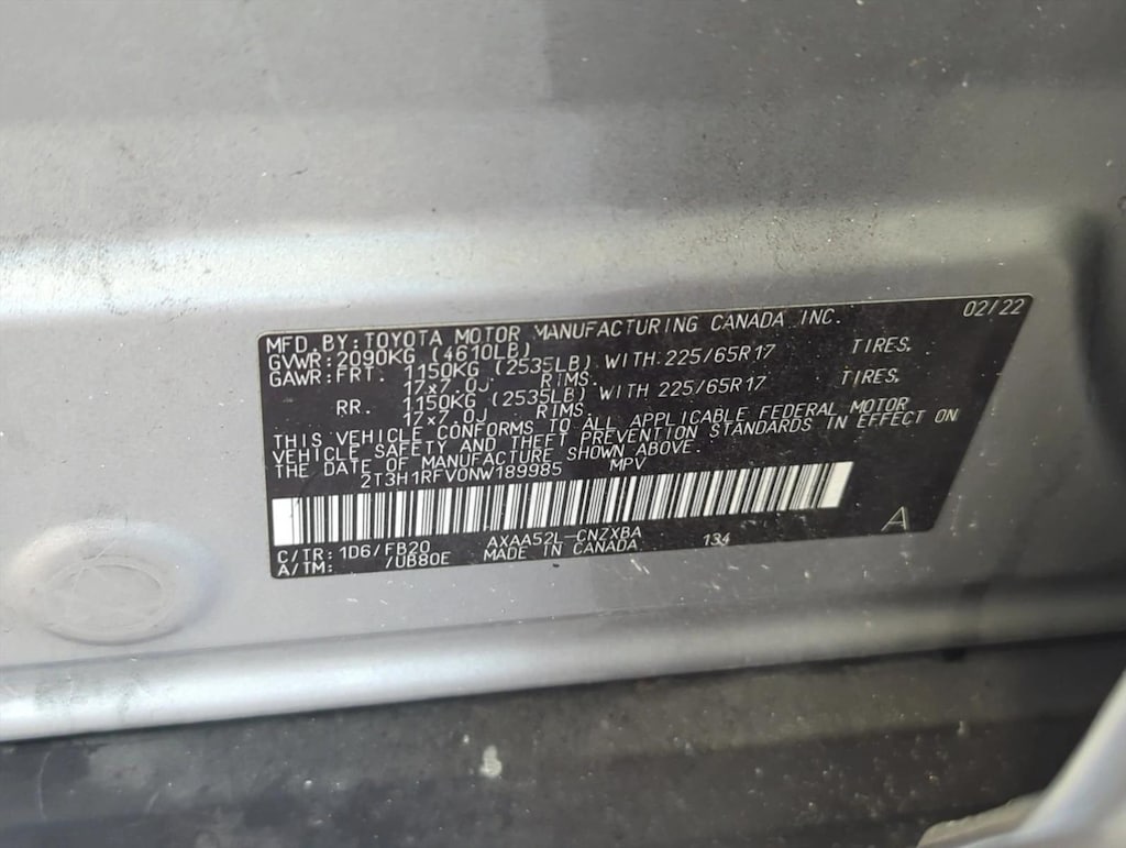 Used 2022 Toyota RAV4 LE SUV