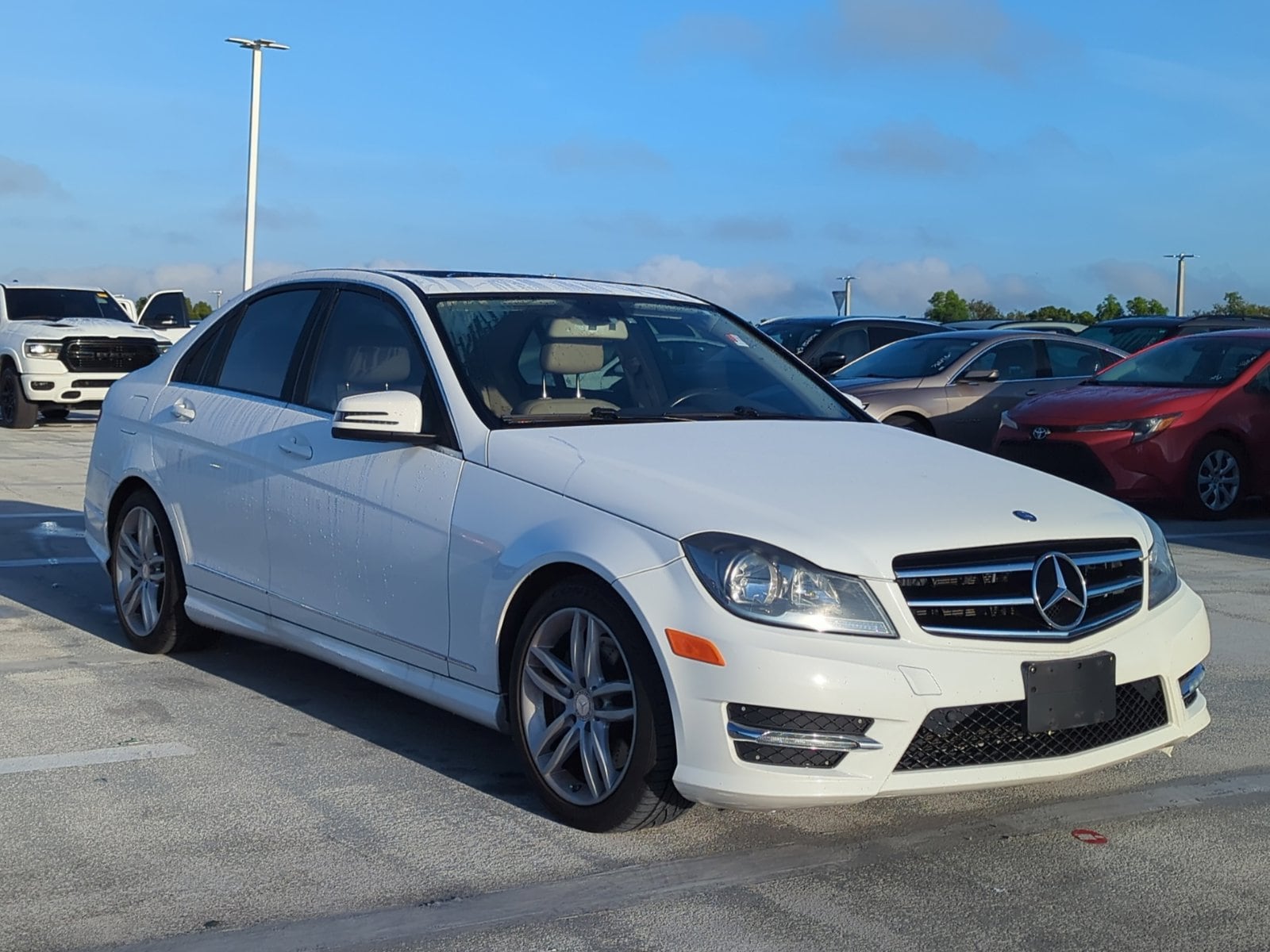 Used 2014 Mercedes-Benz C-Class C300 Sport with VIN WDDGF8AB7ER308397 for sale in Fort Myers, FL