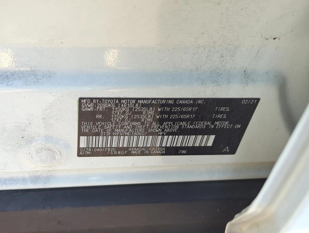 Used 2021 Toyota RAV4 LE SUV
