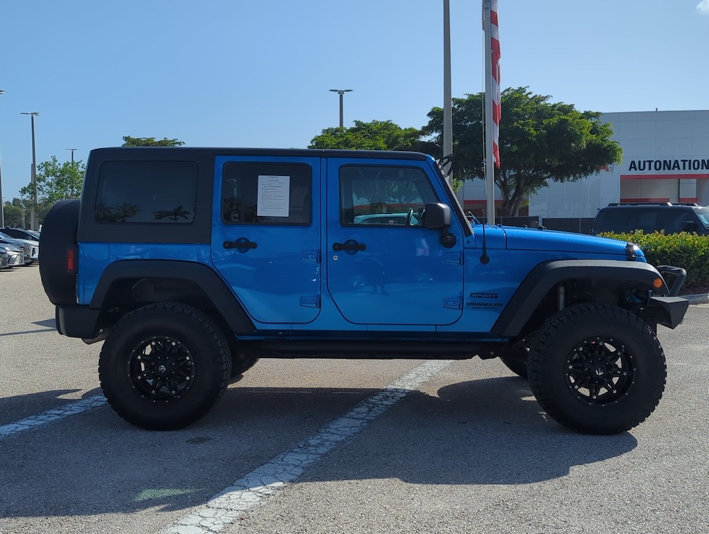 Used 2016 Jeep Wrangler JK Unlimited Sport 4X4 SUV