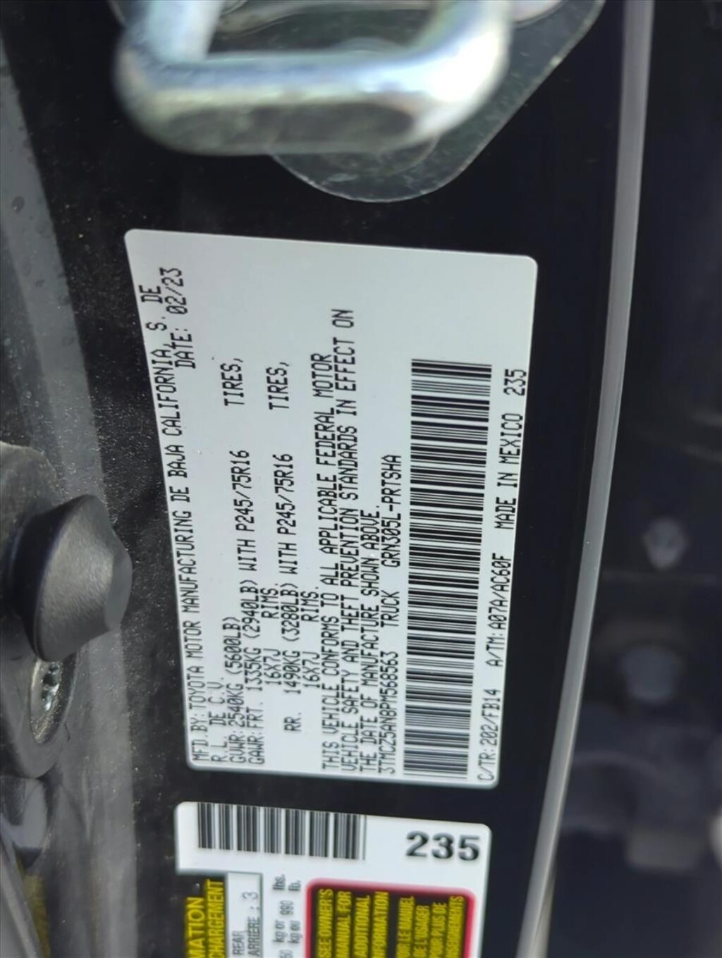 Used 2023 Toyota Tacoma SR V6 Truck Double Cab