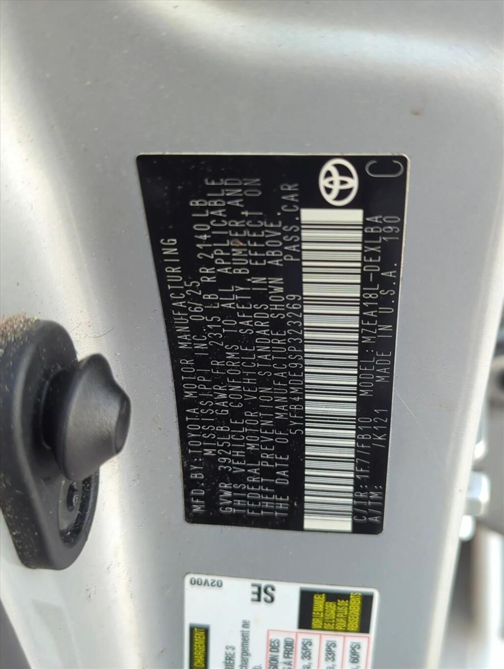 Used 2025 Toyota Corolla LE Sedan