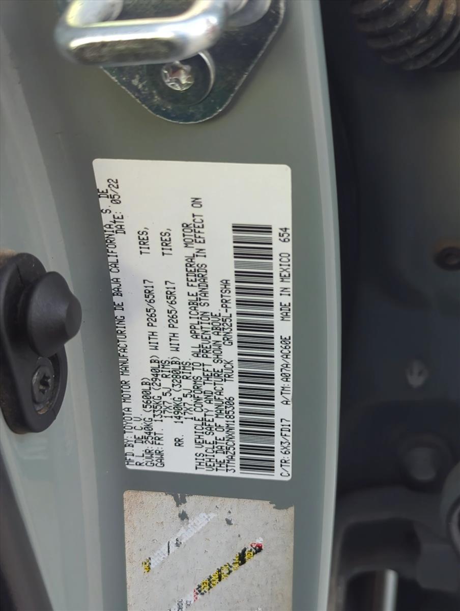 Certified 2022 Toyota Tacoma TRD Sport V6 Truck Double Cab